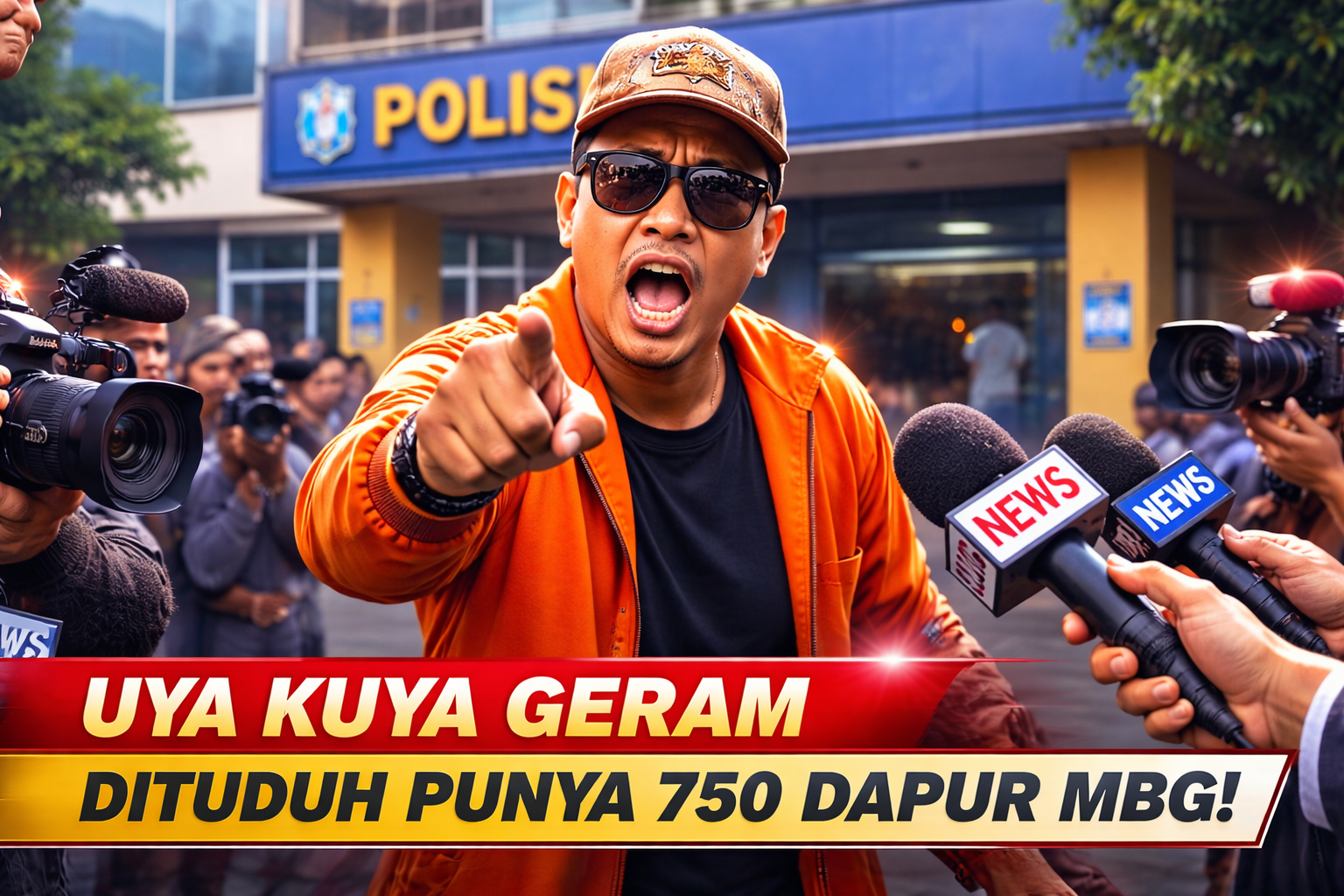Geram Dituduh Punya 750 Dapur MBG, Uya Kuya Lapor Polisi Geram Dituduh Punya 750 Dapur MBG, Uya Kuya Lapor Polisi