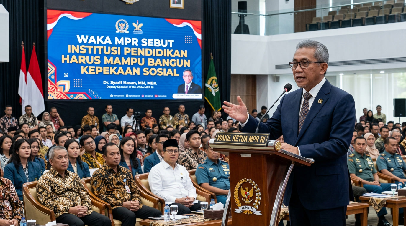 Wakil Ketua MPR RI Dorong Institusi Pendidikan Bangun Kepekaan Sosial Wakil Ketua MPR RI Dorong Institusi Pendidikan Bangun Kepekaan Sosial